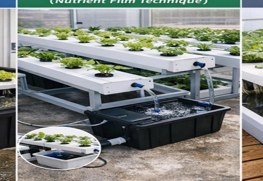 Hydroponic growing system for leafy greens
